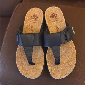 Clark’s Cloudsteppers Navy Sandals